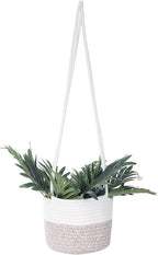 Hanging Planter Basket Jute Rope Woven Plant Hangers Indoor Hanging Plant - Image 3