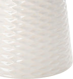 Safavieh Castle Gardens Collection Daphne White Glazed Ceramic Garden Stool - Image 7