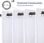 PureFit Outdoor Curtains for Patio Waterproof Weatherproof, UV Resistant - Image 4