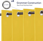 PureFit Outdoor Curtains for Patio Waterproof Weatherproof, UV Resistant - Image 4