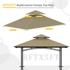 Grill Gazebo Replacement Canopy Top - Image 5