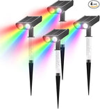 RGB Solar Spot Lights : 2 IN 1 Solar Lights Outdoor by Unknown
