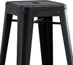 AC Pacific 30” Metal Backless Barstool Set of 2 – Country Rustic Style - Image 6