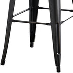 AC Pacific 30” Metal Barstool Set of 2 – Country Rustic Style - Image 8