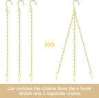 RIFNY Gold Chain for Hanging Plants, 20 Inch Small Plant Chains for Hanging - Image 6