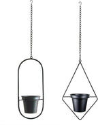 Modern Hanging Planters for Indoor Plants, Metal Plant Hanger - Image 2