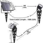 Solar Spot Lights Outdoor Legacy Mini 50X Twin Solar-Powered LED Spotlight - Image 3