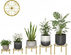 5 Pack Metal Plant Stand Home Flower Stand Shelf - Image 2