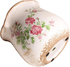Shabby Chic Flower Pot, 6.11 Inch Ceramic Planter - Image 6