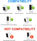 Solar Panel for Ring Camera Spotlight Cam Plus/Pro & Stick Up Cam/Pro Battery - Image 2
