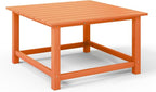 WestinTrends Malibu Low Outdoor HDPE Square Patio Coffee Table - Image 7