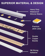 Outdoor LED Strip Lights Waterproof 2700K, 16.4ft IP67 High Density LED Tape - Image 4