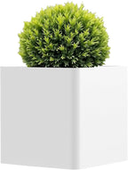 Large Square Planter for Outdoor Plants 20" L x 20" W x 20" H, Metal Planters by Gardenaire