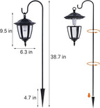 Dynaming 6 Pack Solar Hanging Lights Outdoor, Solar Powered Garden Decorative - Image 3