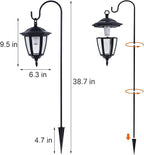 Dynaming 2 Pack Solar Hanging Lights Outdoor, Solar Powered Garden Decorative - Image 3