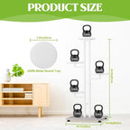 iDavosic.ly 4 Tier Plant Stand Indoor Outdoor, Tiered Corner Multiple Flower - Image 4