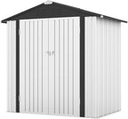 Patiowell 6x4 FT Outdoor Storage Shed, Garden Tool Storage Shed - Image 2