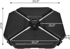 Tangkula 4PCS Cantilever Offset Patio Umbrella Base Weight Stand, 195lbs - Image 4