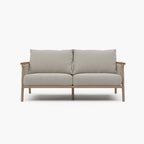 Acanva Modern All-Weather Aluminum Outdoor Patio Sofa - Image 9