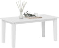 Outsunny HDPE Outdoor Coffee Table, All-Weather Rectangle Patio Coffee Table by Outsunny
