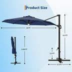 Garvee 10 ft Cantilever Patio Umbrella - Image 7