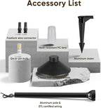 PARTPHONER Low Voltage Landscape Lighting 6-Pack, Aluminum 12V Pathway Lights - Image 3