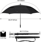 G4Free 47/54/62/68/72 Inch Automatic Open Golf Umbrella Oversize Extra Large - Image 2
