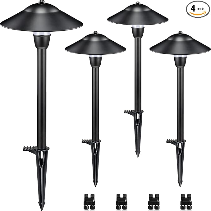 SUNVIE Low Voltage Pathway Lights LED Landscape Lights Low Voltage 3W 12-24V by SUNVIE