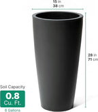 Step2 Tremont Tall Round Tapered Planter, Indoor/Outdoor Plants, Efficient - Image 9