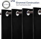 PureFit Outdoor Curtains for Patio Waterproof Weatherproof, UV Resistant - Image 4