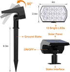 Solar Spot Lights Outdoor Color Changing, Christmas IP65 Waterproof Landscape - Image 4