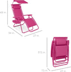 Best Choice Products Folding Zero Gravity Outdoor Recliner Patio Lounge Chair - Image 2