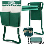 Garden Kneeler and Seat, Foldable Garden Stool Heavy Duty Gardening Bench by HomeGardenTrends