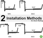 HFHOME 6PCS Adjustable Planter Box Brackets, Brackets - Image 2