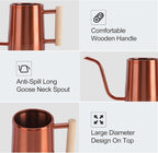Watering Can Indoor Plants, 35 oz/1000 ml Metal Stainless Steel Watering Can Pot - Image 5