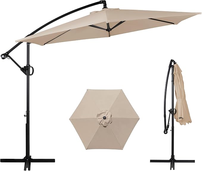 Shintenchi Patio Offset Umbrella by Shintenchi
