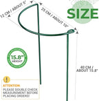 LEOBRO 12PCS Plant Supports, Peony Cages and Supports, Plant Stakes, Plant - Image 2