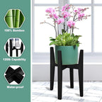 Plant Stand Indoor, Bamboo Plant Shelf, Adjustable Corner Plants Flower Holders - Image 3