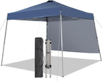 10X10 Pop Up Canopy, Slant Legs Instant Outdoor Canopy Tent by Oneofics