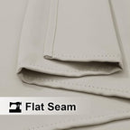NICETOWN Patio Curtain for Outdoor Waterproof 120" Long, Stainless Grommet - Image 4