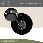 Classic Home & Garden Whiskey Barrel Planters - Image 3