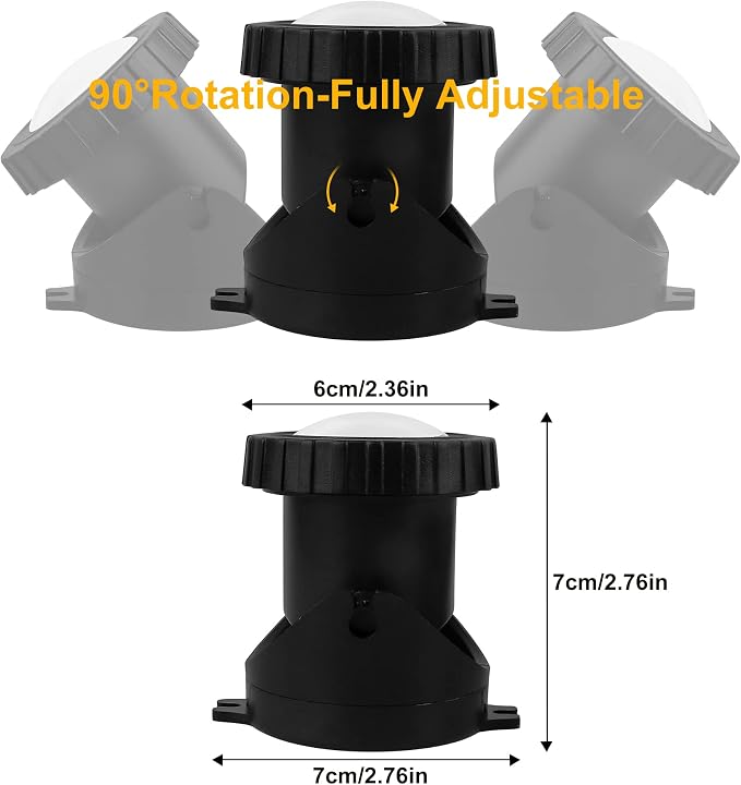 RGB Pond Lights with Timer, LED Underwater Submersible Colorful Landscape - Image 7