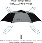 G4Free 47/54/62/68/72 Inch Automatic Open Golf Umbrella Oversize Extra Large - Image 2