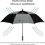G4Free 47/54/62/68/72 Inch Automatic Open Golf Umbrella Oversize Extra Large - Image 2
