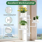 Plant Holder Indoor Rotating Window Plants Shelves Metal Wall Plant Stand 3 - Image 5