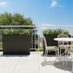 Tall Metal Planter for Outdoor Plants, Large Rectangular Planter - Image 6