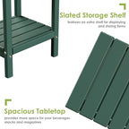 GREENVINES Adirondack-Outdoor-Side-Table | 14 x 13 Inches | HDPE Plastic | All - Image 6