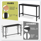 Crestlive Products Outdoor Bar Table and Chairs Set, 3 Piece Outside Patio Bar - Image 5