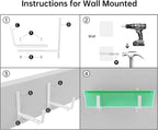 Y&M 4 Pack Adjustable Planter Box Brackets, Universal Window Box Brackets - Image 6