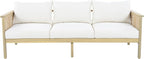 Christopher Knight Home Teras Acacia Wood Outdoor 3 Seater Sofa - Image 4